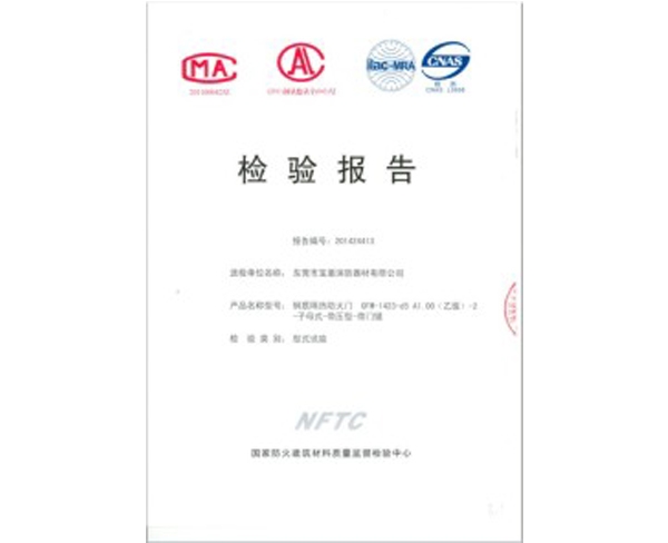 检验报告